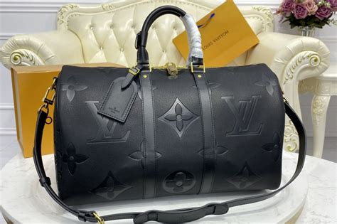 louis vuitton keepall 45 bandouliere replica|louis vuitton empreinte keepall.